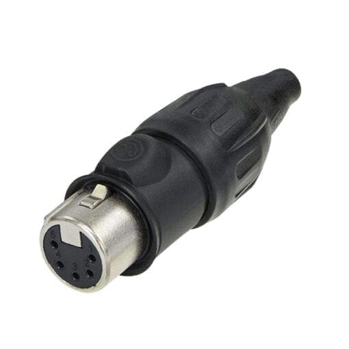 Neutrik XLR 5p. Connector Female TOP Aansluitingen en connectoren J&H licht en geluid