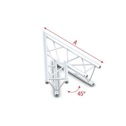 Showtec PT30-001 trusshoek 45 Showtec PT30 truss J&H licht en geluid