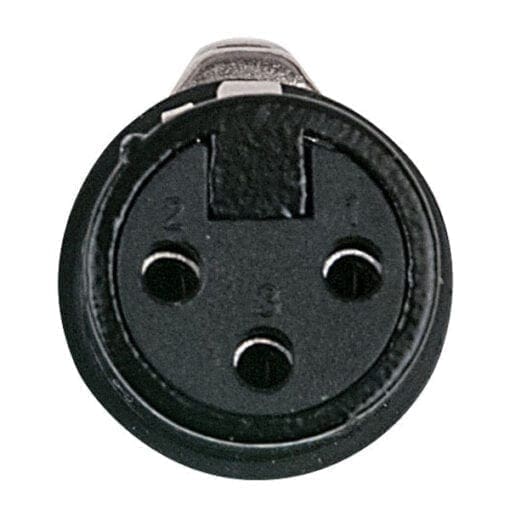 DAP 3-pins XLR female connector (X-type), zwart Aansluitingen en connectoren J&H licht en geluid 2