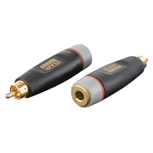 DAP Xcaliber RCA (tulp) male – Jack female adapter Adapters J&H licht en geluid