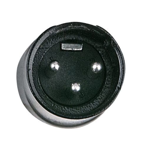 DAP 3-pins XLR male connector (X-type), zwart Aansluitingen en connectoren J&H licht en geluid 2