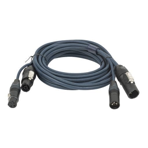 DAP FP-13 Hybrid Cable – PowerCON True1 & 3-pin XLR Gecombineerde stroom- en lichtsignaalkabels J&H licht en geluid