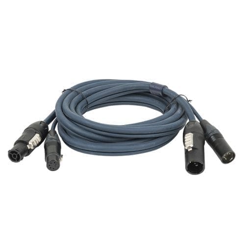 DAP FP-14 Hybrid Cable – PowerCON True1 & 5-pin XLR Gecombineerde stroom- en lichtsignaalkabels J&H licht en geluid