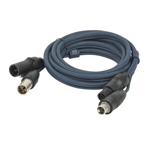 DAP FP-15 Hybrid Cable – PowerCON True1 & 3-pin XLR IP Gecombineerde stroom- en lichtsignaalkabels J&H licht en geluid
