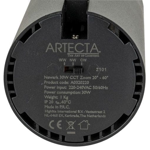 Artecta Newark 30W CCT Zoom 20°–60° Architectuur- verlichting J&H licht en geluid 5