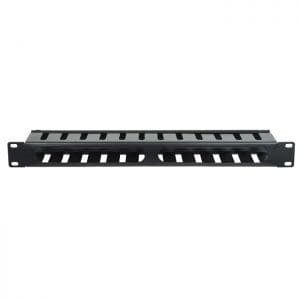 Showgear 1U Cable Management with cap hoezen en kisten J&H licht en geluid