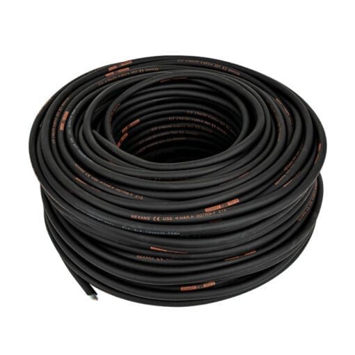 Titanex Neopreen kabel, 5 x 2,5 mm2 (per meter) Kabels en aansluitingen J&H licht en geluid 2