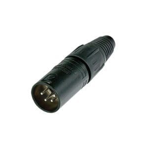 Neutrik XLR 4P Connector, male Aansluitingen en connectoren J&H licht en geluid