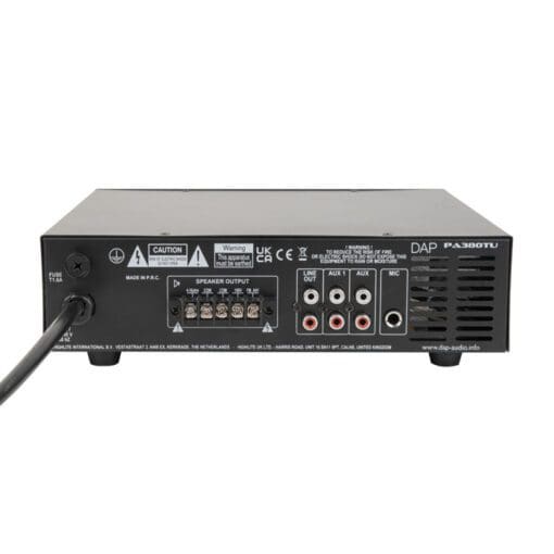 DAP PA-380TU 80 W 100 V Amplifier Audio J&H licht en geluid 2