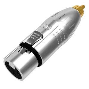 Seetronic XLR 3P female to RCA male Adapters J&H licht en geluid
