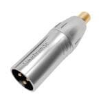 DAP N-CON Mini XLR Plug, 4 polig, nikkel, female, zwart eindkapje Aansluitingen en connectoren J&H licht en geluid 2