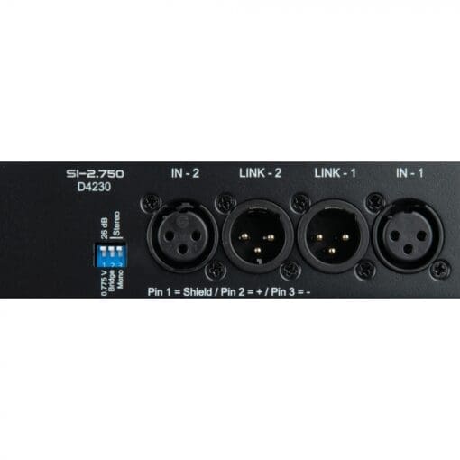 DAP SI-2.750 2x 750 W installatieversterker Audio J&H licht en geluid 4