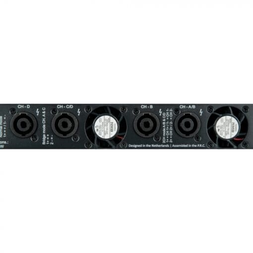 DAP SI-4.900 4x 900 W installatieversterker Audio J&H licht en geluid 4