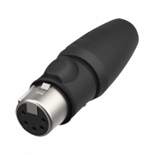 Neutrik XLR 5P Connector – female TOP Aansluitingen en connectoren J&H licht en geluid